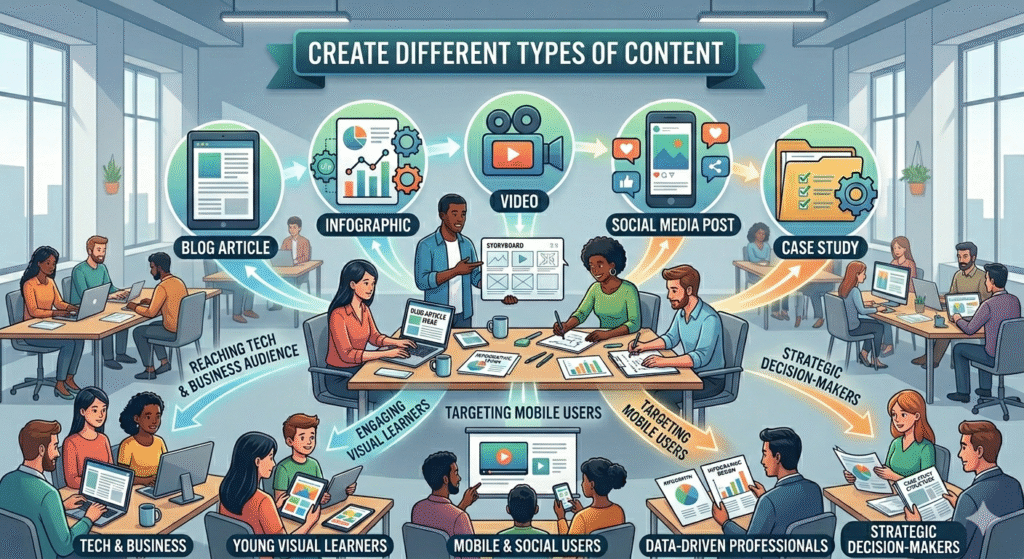 7 Content Marketing Strategies to grow your business online