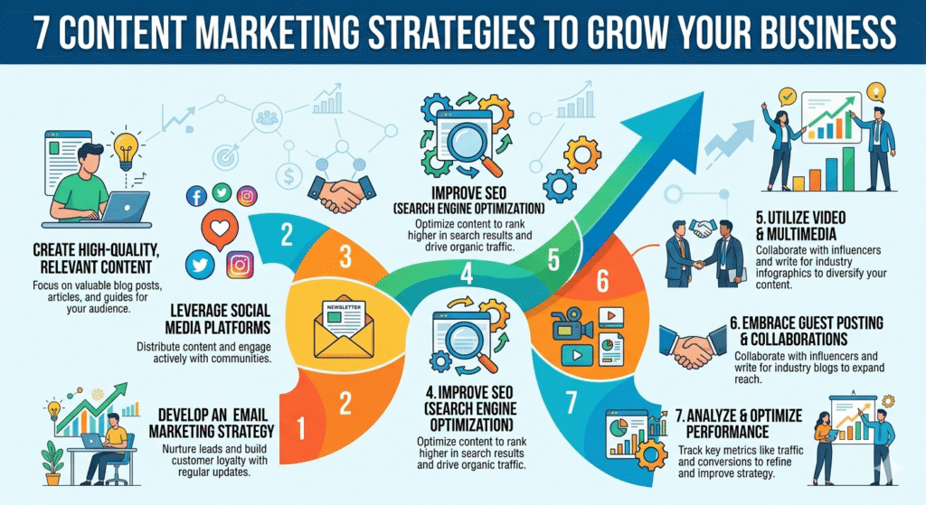 7 Content Marketing Strategies to Grow Your Business profile photo